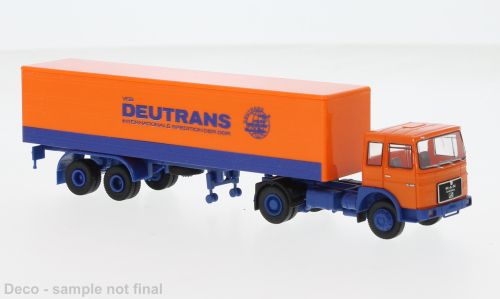MAN F    7 2/2-KSZ Deutrans, orange/blau (BRE 78154)