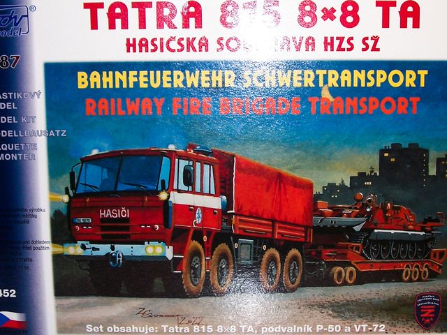 Tatra 815 TA 8x8 Plane+P-50+VT-72 FW HZS SZ (Bausatz) (SDV 00452)