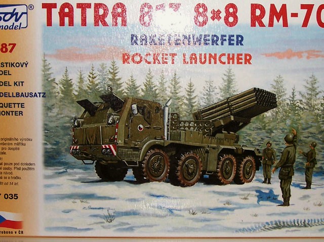 Tatra 813 Geschoßwerfer 40fach RM-70 Militär(Bausatz) (SDV 87035)